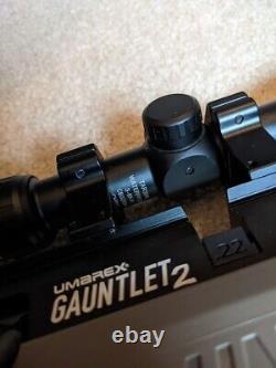 UMAREX Gauntlet 2 PCP Air Rifle Cal. 22 New bundle scope tasco diana rws gamo fx