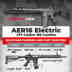 Umarex AER16.177 Caliber Electric-Powered Full Auto Air Rifle 2252126