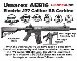 Umarex AER16.177 Caliber Electric-Powered Full Auto Air Rifle 2252126