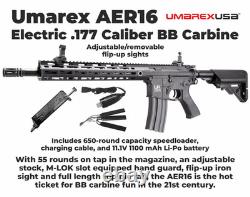Umarex AER16.177 Caliber Electric-Powered Full Auto Air Rifle 2252126