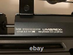 Umarex Gauntlet. 177 cal PCP Rifle with High Pressure Filler Valve Scope & Case