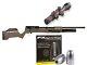 Umarex Gauntlet 2 Pcp Air Rifle. 25 Cal With Tactical Scope & Fx Hybrid Slugs