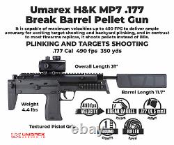 Umarex Heckler & Koch MP7.177 Caliber Break Barrel Air Rifle 2252312