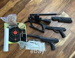 Umarex Morph 3X CO2 Air Pistol / Rifle Combo Kit Lots Of Pellets Gently Used Umarex Morph 3X CO2 Air Pistol / Rifle Combo Kit Lots Of Pellets Gently Used