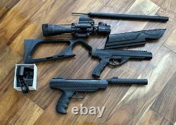 Umarex Morph 3X CO2 Air Pistol / Rifle Combo Kit Lots Of Pellets Gently Used