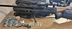 Umarex gauntlet. 25 caliber pcp bolt action air rifle gently used