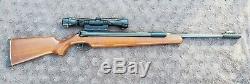 VINTAGE RWS DIANA MODEL 48 T 05.22 CAL PELLET RIFLE MADE IN GERMANY WithSCOPE