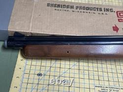 Vintage 1970s Sheridan Blue Streak 5mm/. 20cal Air Rifle IN BOX +Manual 9.5/10