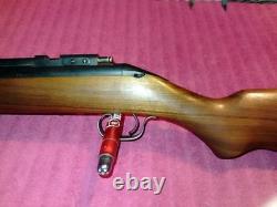 Vintage 1977 Sheridan Blue Streak. 20 Caliber Multi-Pump Walnut And Brass Rifle