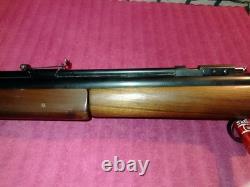 Vintage 1977 Sheridan Blue Streak. 20 Caliber Multi-Pump Walnut And Brass Rifle
