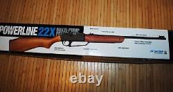 Vintage 2002 Daisy Powerline 22X 822 Pellet Rifle NOS in box