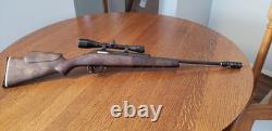 Vintage Beeman 1783 Silver Bear Air Rifle. 177 Pellet 4x32mm Scope
