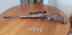 Vintage Beeman 1783 Silver Bear Air Rifle. 177 Pellet 4x32mm Scope
