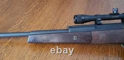 Vintage Beeman 1783 Silver Bear Air Rifle. 177 Pellet 4x32mm Scope
