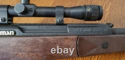 Vintage Beeman 1783 Silver Bear Air Rifle. 177 Pellet 4x32mm Scope