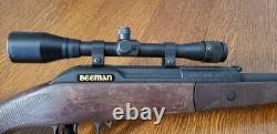 Vintage Beeman 1783 Silver Bear Air Rifle. 177 Pellet 4x32mm Scope