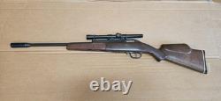 Vintage Beeman Silver Bear. 177 Cal German Air Rifle with Bushnell 4X Sportview