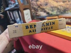Vintage Ben Franklin Model 342.22 Cal Air Rifle 1971 With Box