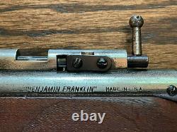 Vintage Benjamin Franklin 317 Air Rifle Pellet Gun Nice Condition Shoots