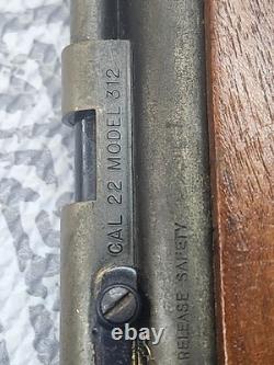 Vintage Benjamin Franklin Model 312 22 Caliber Multi-Pump Pellet Rifle Working