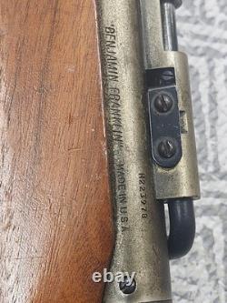 Vintage Benjamin Franklin Model 312 22 Caliber Multi-Pump Pellet Rifle Working Vintage Benjamin Franklin Model 312 22 Caliber Multi-Pump Pellet Rifle Working