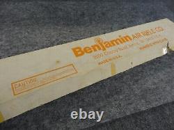 Vintage Benjamin Franklin Model 347 Air Rifle WithFactory Peep Sight-Original Box