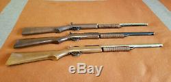 Vintage Benjamin Franklin Models 312/317/342 Pellet Guns Combo Set