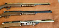 Vintage Benjamin Franklin Models 312/317/342 Pellet Guns Combo Set