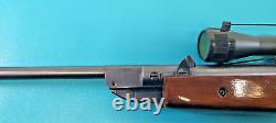 Vintage Chinese Model 62 Air Rifle. 22 Pellet Break Barrel + Scope