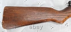 Vintage Crosman 22 Pellet Rifle Wooden Stock Parts Or Project Free Shipping
