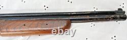 Vintage Crosman 22 Pellet Rifle Wooden Stock Parts Or Project Free Shipping