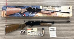 Vintage Crosman Powermaster 760 BB Pellet Gun Air Rifle Brass Bolt 1970's BOX