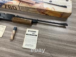 Vintage Crosman Powermaster 760 BB Pellet Gun Air Rifle Brass Bolt 1970's BOX
