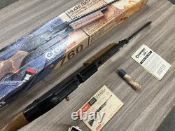 Vintage Crosman Powermaster 760 BB Pellet Gun Air Rifle Brass Bolt 1970's BOX