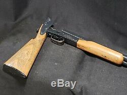 Vintage Daisy Model 21 BB Air Gun Double Barrel Rifle Pump Up Shotgun Pellet