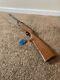 Vintage High Power Chinese Air Rifle Pellet Gun Heavy/ Wood Stock Works With Tag