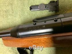 Vintage RWS Diana 52.25 cal air gun withcenter point 4-16x40 scope w, /box & sling