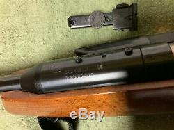 Vintage RWS Diana 52.25 cal air gun withcenter point 4-16x40 scope w, /box & sling