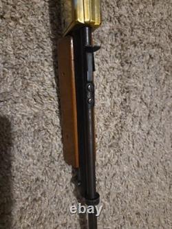 Vintage USA Crosman Arms Co. 761 XL Pellet BB Rifle Gold Receiver Non-working