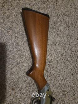Vintage USA Crosman Arms Co. 761 XL Pellet BB Rifle Gold Receiver Non-working