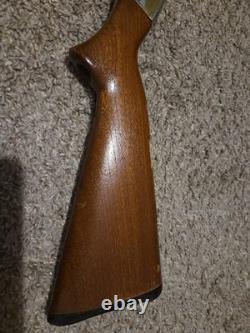 Vintage USA Crosman Arms Co. 761 XL Pellet BB Rifle Gold Receiver Non-working