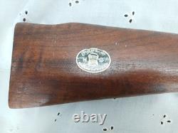 Vtg Benjamin 342.22 Air Rifle Checkered American Walnut Stock Parts Or Project