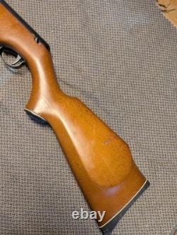 Vtg Webley And Scott Vulcan. 177 Air Rifle Bb Pellet Gun Beeman Wood
