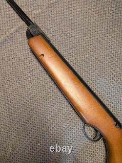 Vtg Webley And Scott Vulcan. 177 Air Rifle Bb Pellet Gun Beeman Wood
