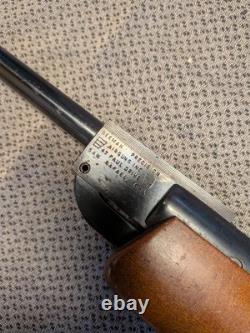 Vtg Webley And Scott Vulcan. 177 Air Rifle Bb Pellet Gun Beeman Wood