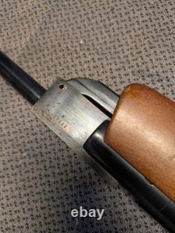 Vtg Webley And Scott Vulcan. 177 Air Rifle Bb Pellet Gun Beeman Wood