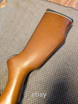 Vtg Webley And Scott Vulcan. 177 Air Rifle Bb Pellet Gun Beeman Wood