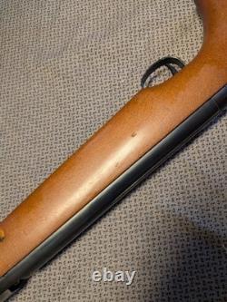 Vtg Webley And Scott Vulcan. 177 Air Rifle Bb Pellet Gun Beeman Wood