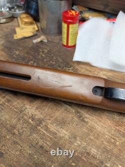 Vtg Webley And Scott Vulcan. 177 Air Rifle Bb Pellet Gun Beeman Wood