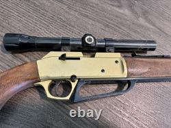 WORKING! Ted Williams model 799 Air Pellet BB Gun Rifle SCOPE Vintage DAISEY